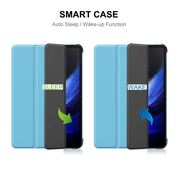 For Xiaomi Pad 6 / Pad 6 Pro ENKAY Tri-fold Custer Texture Leather Stand Smart Case(Dark Green) - free shipping - PMC TechLife - Order now!