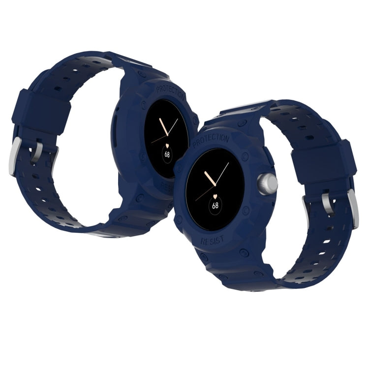 For Google Pixel Watch JUNSUNMAY Integrated TPU Adjustable Elastic Watch Band(Pink) - Watch Bands by JUNSUNMAY | Online Shopping South Africa | PMC TechLife | Buy Now Pay Later Mobicred