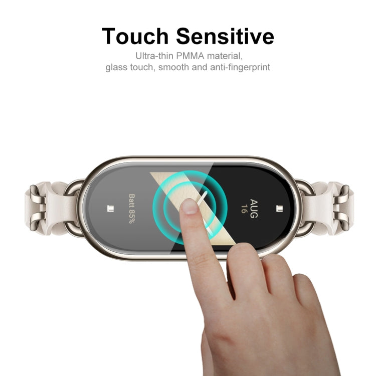 5pcs For Xiaomi Band 8 ENKAY Hat-Prince 3D Full Coverage Soft PC Edge + PMMA HD Screen Protector Film - Smart Wear by ENKAY | Online Shopping South Africa | PMC TechLife