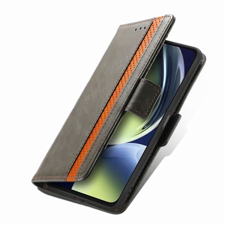 For OnePlus Nord CE 3 Lite CaseNeo Splicing Dual Magnetic Buckle Leather Phone Case(Gray) - free shipping - PMC TechLife - Order now!