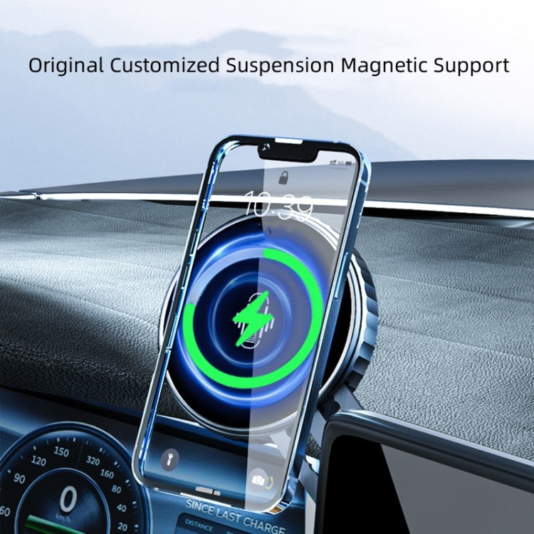 T1 For Tesla Magnetic  Scalable Foldable 360 Degree Rotary Car Mobile Phone Holder - Car Holders by PMC TechLife | Online Shopping South Africa | PMC TechLife