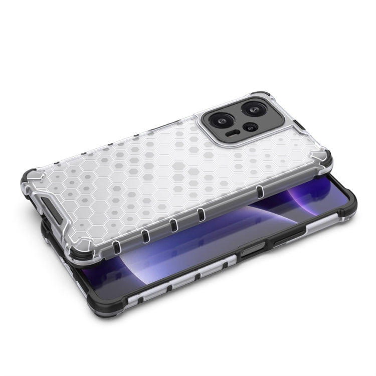 For Xiaomi Poco F5 Pro Shockproof Honeycomb Phone Case(Black) - free shipping - PMC TechLife - Order now!