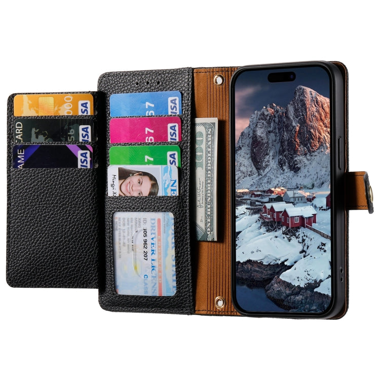 For iPhone 14 Plus Love Zipper Lanyard Leather Phone Case(Black) - free shipping - PMC TechLife - Order now!