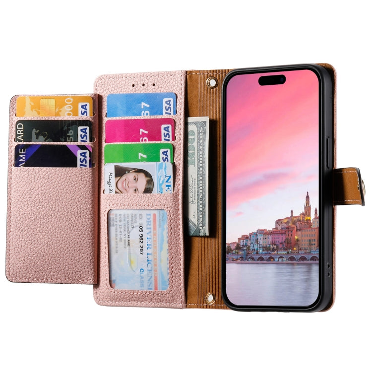 For iPhone 6 / 6s Love Zipper Lanyard Leather Phone Case(Pink) - free shipping - PMC TechLife - Order now!