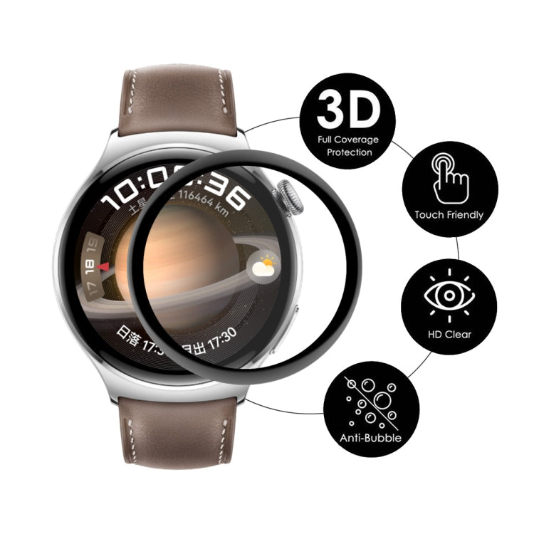 5pcs For Huawei Watch 4 ENKAY 3D Full Coverage Soft PC Edge + PMMA HD Screen Protector Film - Screen Protector by ENKAY | Online Shopping South Africa | PMC TechLife | Buy Now Pay Later Mobicred