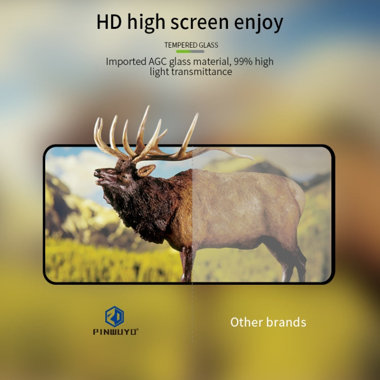 For OPPO A98 PINWUYO 9H 2.5D Full Screen Tempered Glass Film(Black) - OPPO Tempered Glass by PINWUYO | Online Shopping South Africa | PMC TechLife | Buy Now Pay Later Mobicred