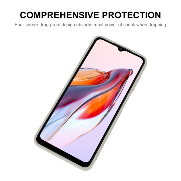 For Xiaomi Poco C55 / Redmi 12C ENKAY Liquid Silicone Phone Case with Tempered Film(Dark Blue) - free shipping - PMC TechLife - Order now!