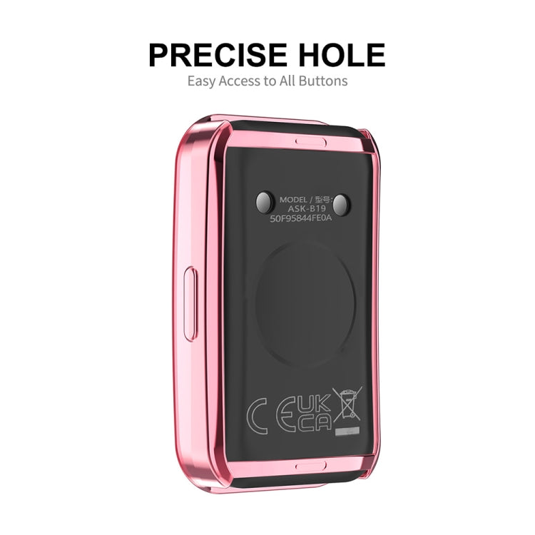 For Huawei Band 10 / 9 / 8 ENKAY Hat-Prince Full Coverage Electroplated Soft TPU Case with Screen Protection(Pink) - Watch Cases by ENKAY | Online Shopping South Africa | PMC TechLife | Buy Now Pay Later Mobicred