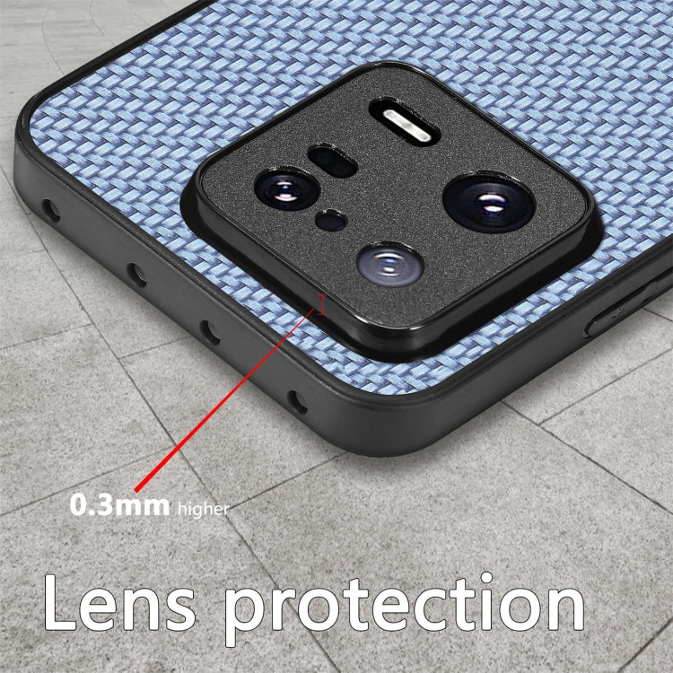 For Xiaomi 13 Pro Carbon Fiber Texture Leather Back Cover Phone Case(Green) - free shipping - PMC TechLife - Order now!