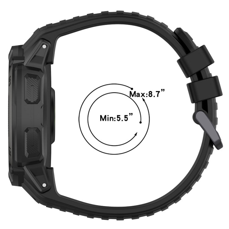 For Garmin Instinct 2X Sports Silicone Replacement Watch Band(Grey) - Watch Bands by PMC TechLife | Online Shopping South Africa | PMC TechLife