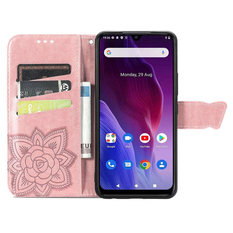 For Cubot P60 Butterfly Love Flower Embossed Leather Phone Case(Rose Gold) - free shipping - PMC TechLife - Order now!