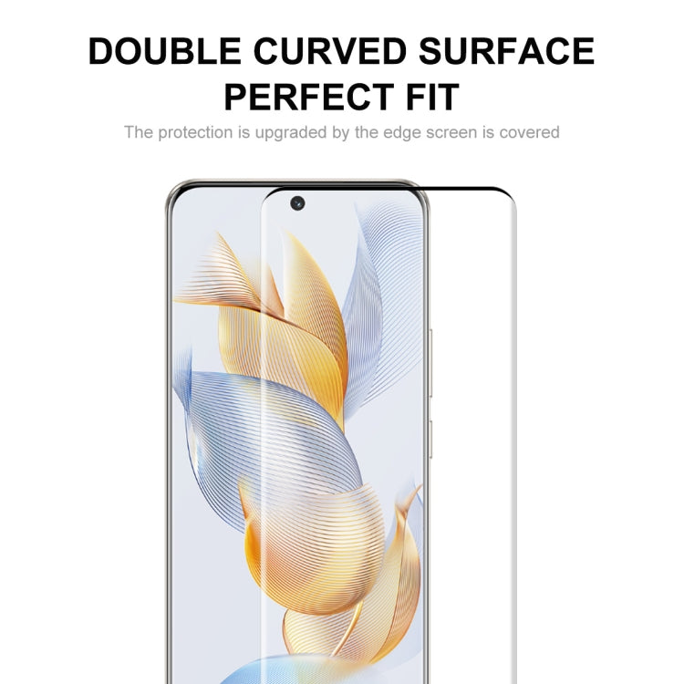 For Honor 90 2pcs ENKAY Hat-Prince Hot Bending Full Coverage Side Glue Tempered Glass Film - Honor Tempered Glass by ENKAY | Online Shopping South Africa | PMC TechLife | Buy Now Pay Later Mobicred