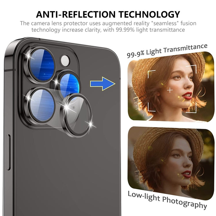 For iPhone 15 Pro / 15 Pro Max ENKAY AR Anti-reflection Camera Lens Glass Full Film(Silver) - free shipping - PMC TechLife - Order now!