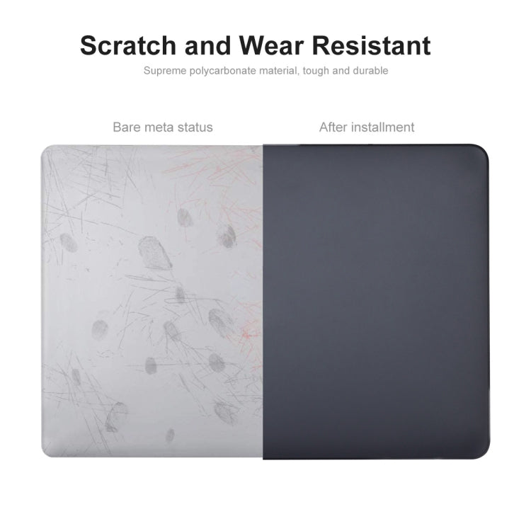 For MacBook Air 15.3 A2941 ENKAY EU Version 3 in 1 Matte Protective Case with TPU Keyboard Film & Anti-dust Plugs(Black) - MacBook Air Cases by ENKAY | Online Shopping South Africa | PMC TechLife | Buy Now Pay Later Mobicred