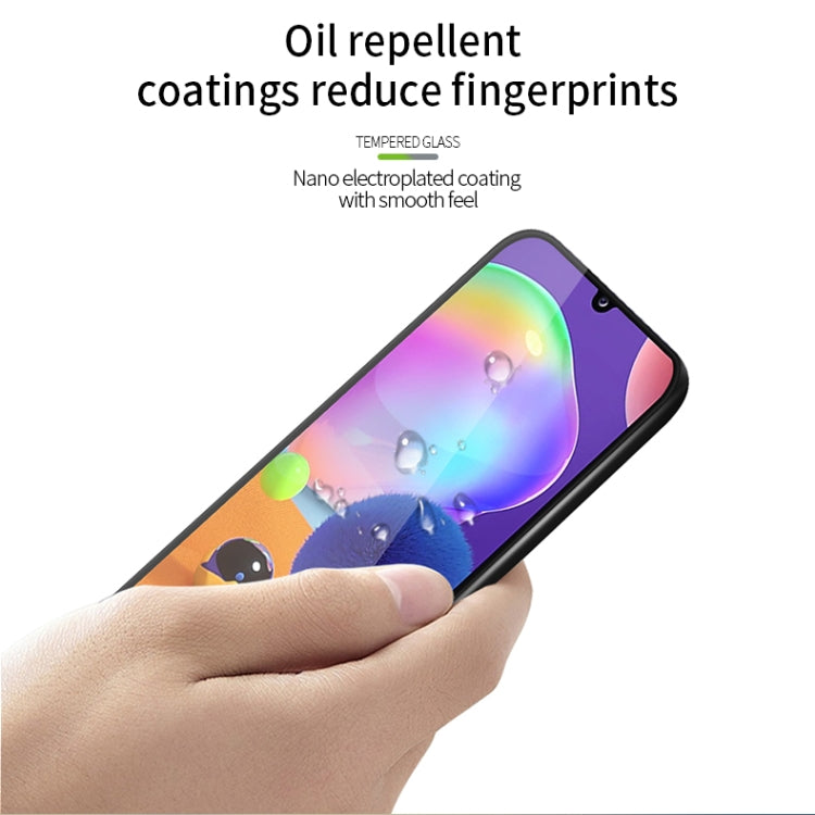 For Samsung Galaxy A05  PINWUYO 9H 3D Full Screen Explosion-proof Tempered Glass Film(Black) - Galaxy Tempered Glass by PINWUYO | Online Shopping South Africa | PMC TechLife | Buy Now Pay Later Mobicred