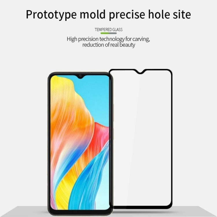 For OPPO A38 PINWUYO 9H 2.5D Full Screen Tempered Glass Film(Black) - free shipping - PMC TechLife - Order now!