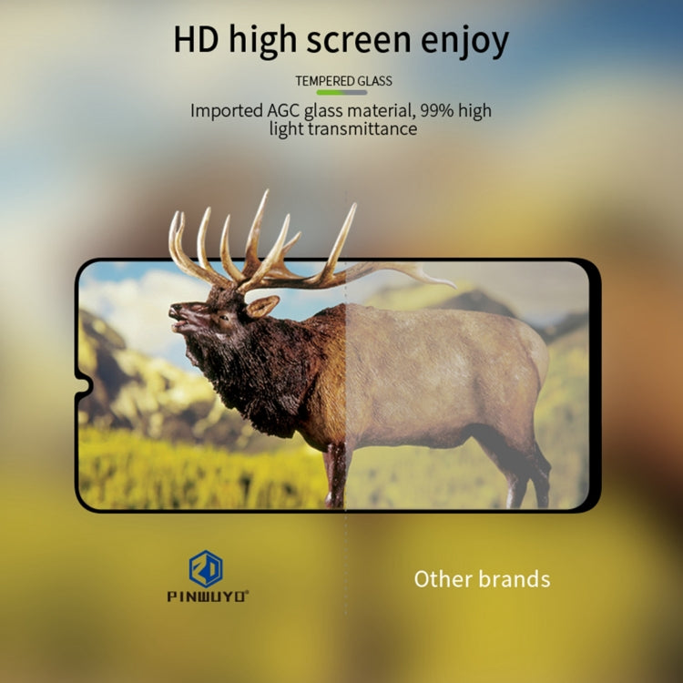 For Realme C51 PINWUYO 9H 2.5D Full Screen Tempered Glass Film(Black) - Realme Tempered Glass by PINWUYO | Online Shopping South Africa | PMC TechLife | Buy Now Pay Later Mobicred