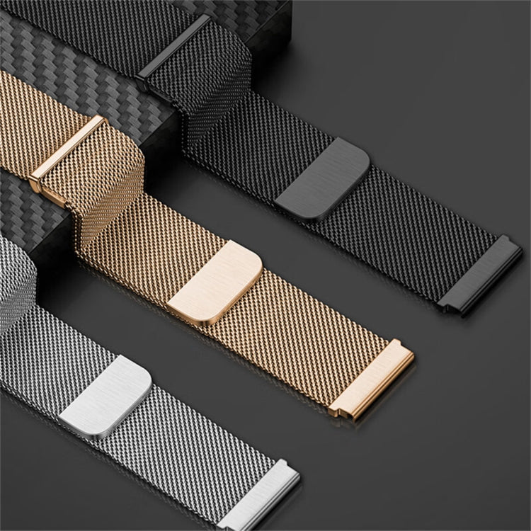 For Honor Magic Watch Milan Double Magnetic Steel Mesh Watch Band(Gray) - Watch Bands by PMC TechLife | Online Shopping South Africa | PMC TechLife