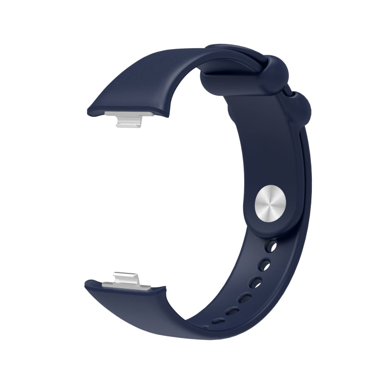 For Xiaomi Mi Band 8 Pro Solid Color Reverse Buckle Silicone Watch Band(Midnight Blue) - Watch Bands by PMC TechLife | Online Shopping South Africa | PMC TechLife