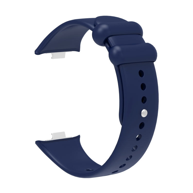 For Xiaomi Mi Band 8 Pro Solid Color Reverse Buckle Silicone Watch Band(Midnight Blue) - Watch Bands by PMC TechLife | Online Shopping South Africa | PMC TechLife