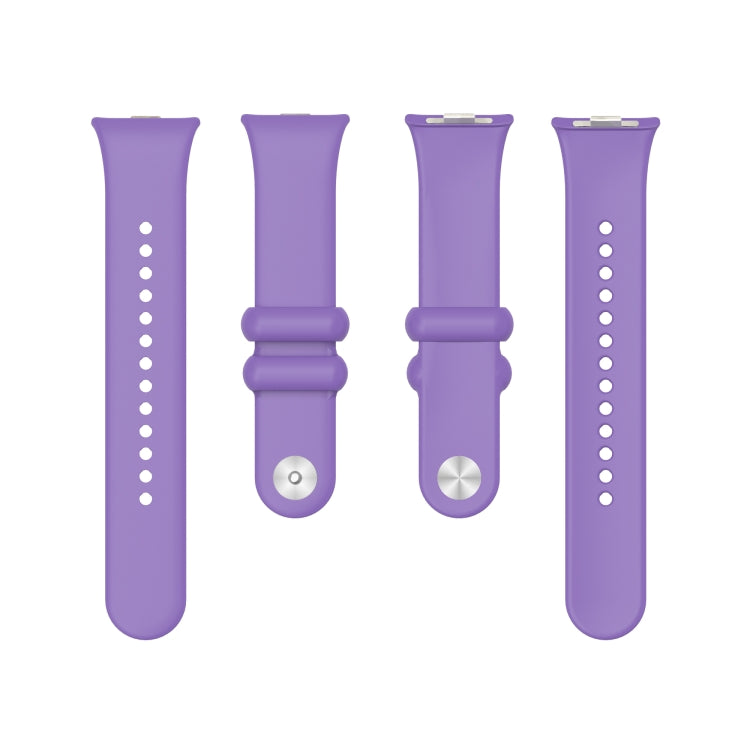 For Xiaomi Smart Band 9 Pro / 8 Pro Solid Color Reverse Buckle Silicone Watch Band(Purple) - free shipping - PMC TechLife - Order now!