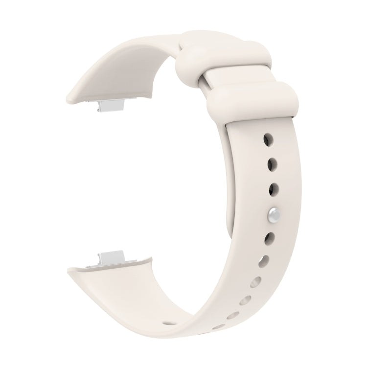 For Xiaomi Mi Band 8 Pro Solid Color Reverse Buckle Silicone Watch Band(Starlight Color) - Watch Bands by PMC TechLife | Online Shopping South Africa | PMC TechLife