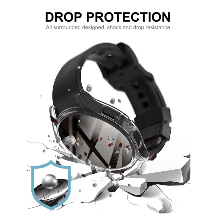 For Samsung Galaxy Watch6 44mm ENKAY Hat-Prince Full Coverage Transparent Soft TPU Case with Screen Protection - free shipping - PMC TechLife - Order now!