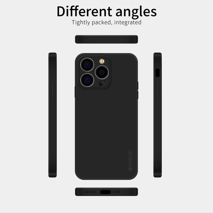 For iPhone 15 Pro PINWUYO Sense Series Liquid Silicone TPU Phone Case(Black) - free shipping - PMC TechLife - Order now!