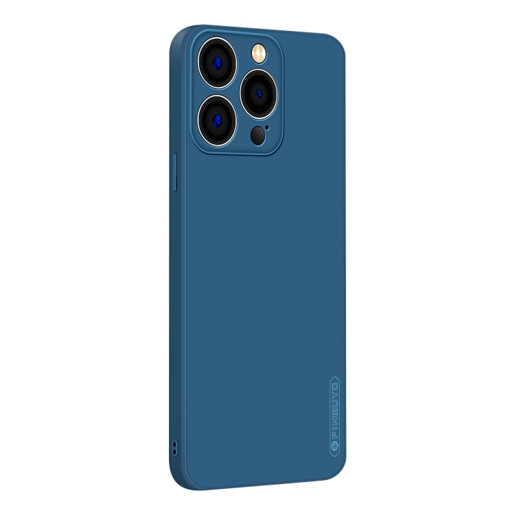For iPhone 15 Pro PINWUYO Sense Series Liquid Silicone TPU Phone Case(Blue) - free shipping - PMC TechLife - Order now!
