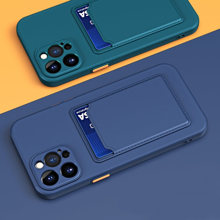 For iPhone 15 Skin Feel Card Contrast Color Button TPU Phone Case(Black) - free shipping - PMC TechLife - Order now!