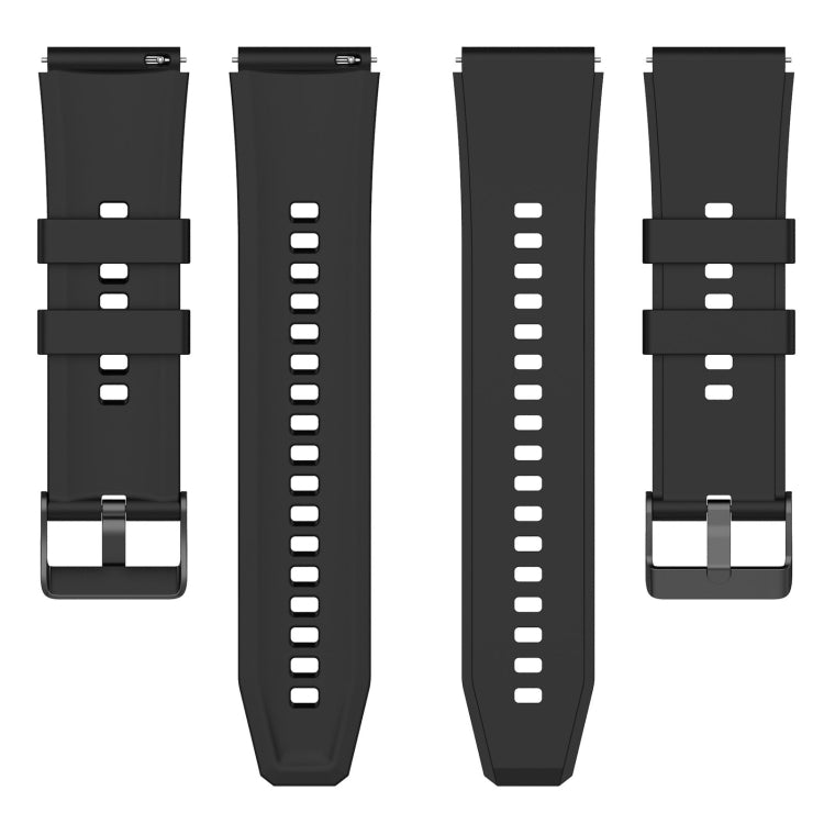 For OPPO Watch 4 Pro 22mm Solid Color Silicone Watch Band(Gray) -  by PMC TechLife | Online Shopping South Africa | PMC TechLife | Buy Now Pay Later Mobicred