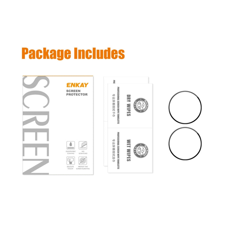 For Amazfit Cheetah / Cheetah Pro 2pcs ENKAY 3D Full Coverage Soft PC Edge PMMA HD Screen Film - free shipping - PMC TechLife - Order now!