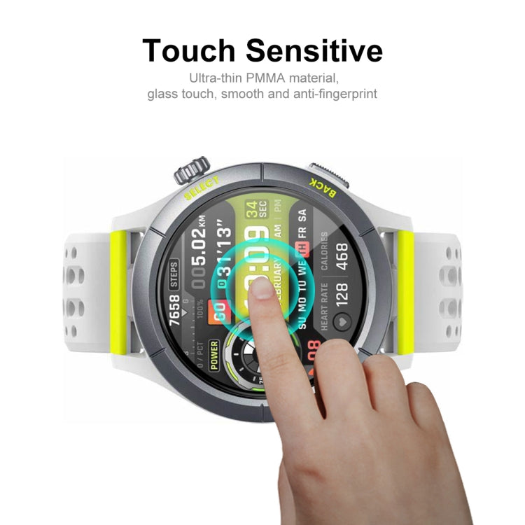 For Amazfit Cheetah / Cheetah Pro 5pcs ENKAY 3D Full Coverage Soft PC Edge PMMA HD Screen Film - Screen Protector by ENKAY | Online Shopping South Africa | PMC TechLife