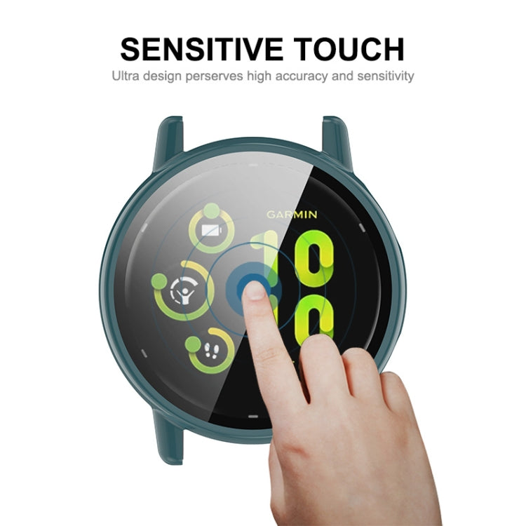 Compatible with Garmin Active 5 ENKAY Hat-Prince Full Coverage PC + Tempered Glass Film Integrated Watch Case(Pink) - free shipping - PMC TechLife - Order now!