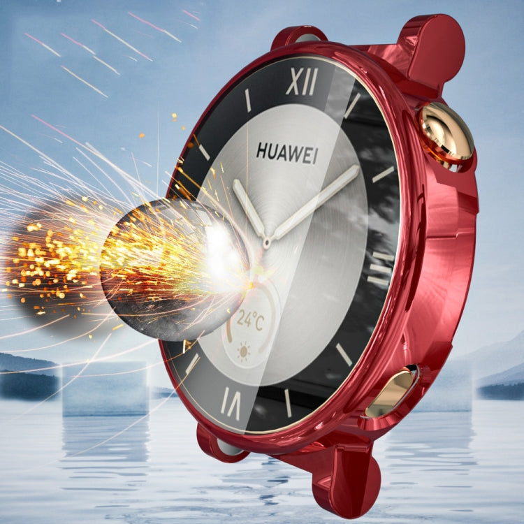 For Huawei Watch GT 4 46mm TPU All-Inclusive Watch Protective Case(Red) - Watch Cases by PMC TechLife | Online Shopping South Africa | PMC TechLife