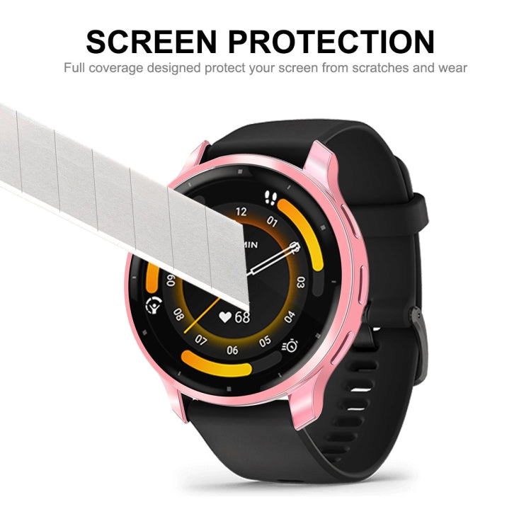 Compatible with Garmin Venu 3 ENKAY Hat-Prince Full Coverage Electroplated TPU Watch Case with Screen Protection(Silver) - Watch Cases by ENKAY | Online Shopping South Africa | PMC TechLife | Buy Now Pay Later Mobicred