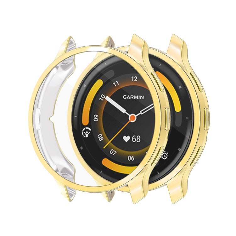 Compatible with Garmin Venu 3S ENKAY Hat-Prince Full Coverage Electroplated TPU Watch Case with Screen Protection(Gold) - free shipping - PMC TechLife - Order now!