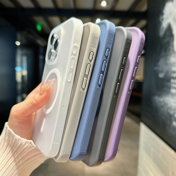 For iPhone 15 Pro Max Transparent TPU Hybrid PC Magsafe Phone Case(White) - free shipping - PMC TechLife - Order now!