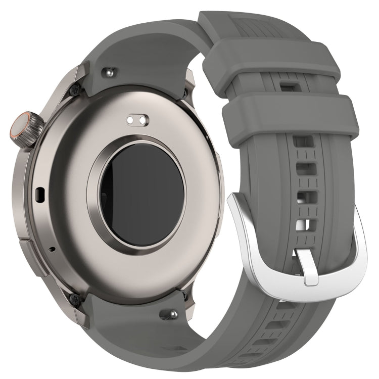 For Amazfit Balance A2286 Vertical Texture Silicone Watch Band(Dark Grey) - Watch Bands by PMC TechLife | Online Shopping South Africa | PMC TechLife