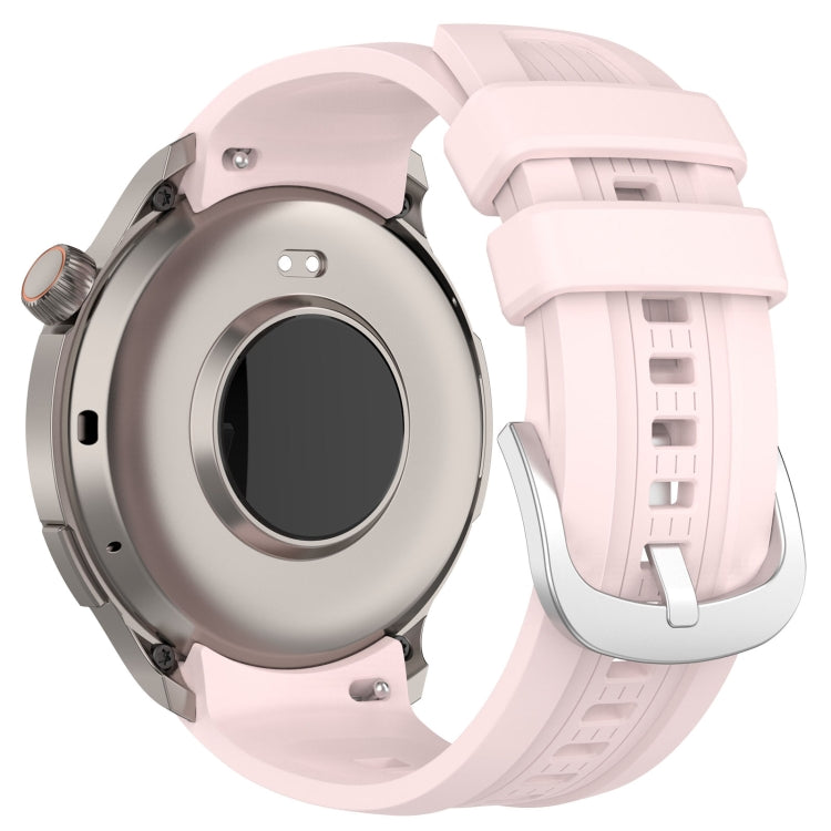 For Amazfit Balance A2286 Vertical Texture Silicone Watch Band(Pink) - Watch Bands by PMC TechLife | Online Shopping South Africa | PMC TechLife