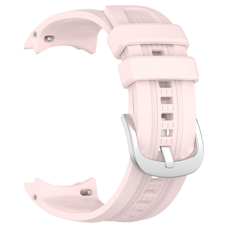 For Amazfit Balance A2286 Vertical Texture Silicone Watch Band(Pink) - Watch Bands by PMC TechLife | Online Shopping South Africa | PMC TechLife