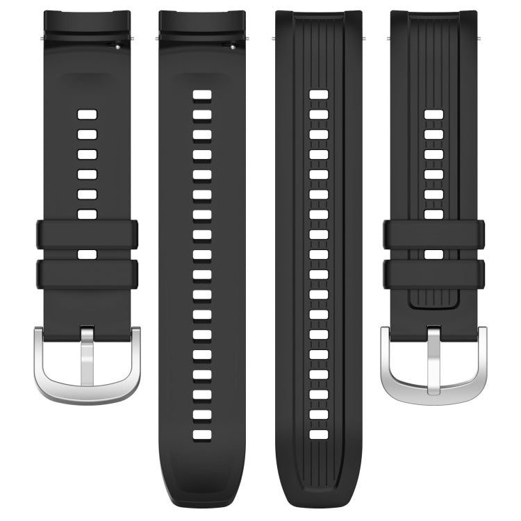 For Amazfit Balance A2286 Vertical Texture Silicone Watch Band(Wine) - Watch Bands by PMC TechLife | Online Shopping South Africa | PMC TechLife