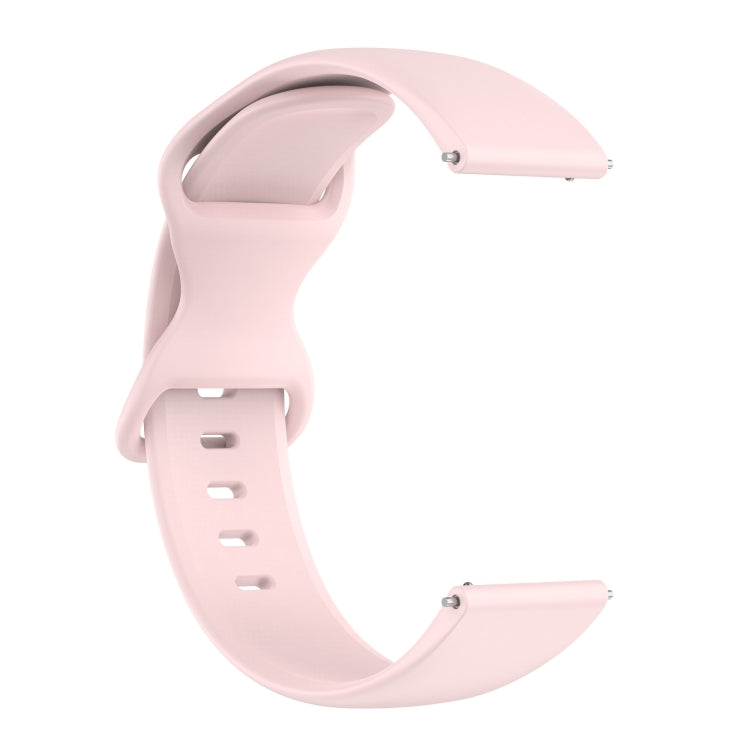 For Amazfit Active S Butterfly 8-shaped Buckle Silicone Watch Band(Rose Pink) - Watch Bands by PMC TechLife | Online Shopping South Africa | PMC TechLife