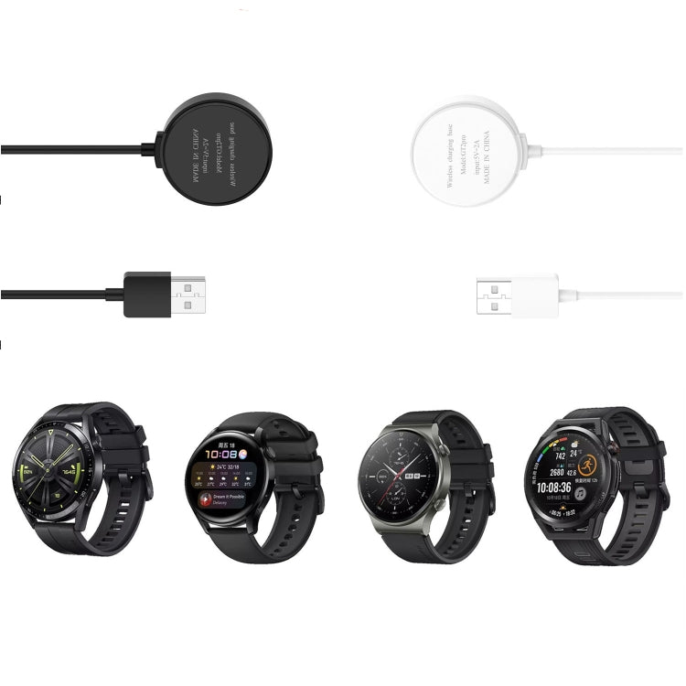 For Honor Watch 4 Pro Smart Watch Magnetic Suction Integrated Charging Cable, Length: 1m(White) - Charger by PMC TechLife | Online Shopping South Africa | PMC TechLife