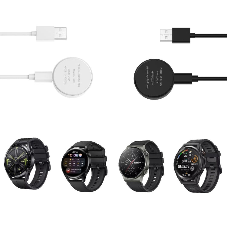For Honor Watch 4 Pro Smart Watch Magnetic Suction Split Charging Cable, Length: 1m(Black) - Charger by PMC TechLife | Online Shopping South Africa | PMC TechLife