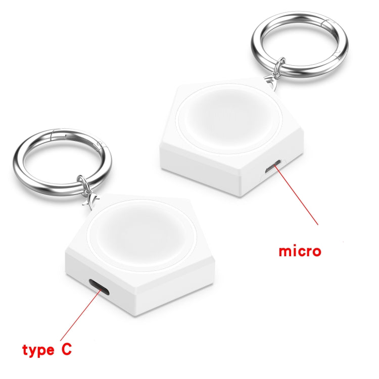 For Huawei Watch GT 4 41mm / 46mm Portable Smart Watch Charger(White) - Charger by PMC TechLife | Online Shopping South Africa | PMC TechLife