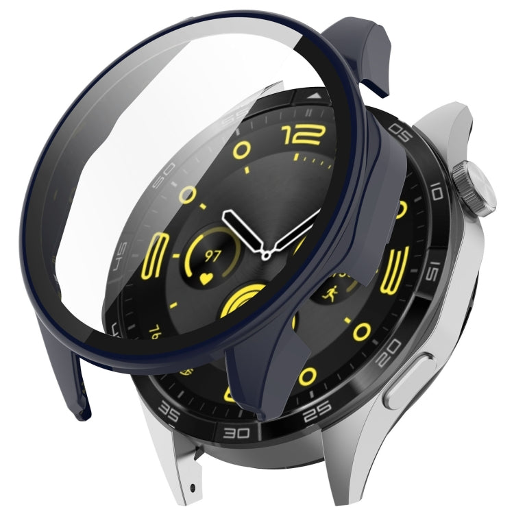 For Honor Watch 4 Pro PC+Tempered Glass Integrated Smart Watch Case(Blue) - free shipping - PMC TechLife - Order now!