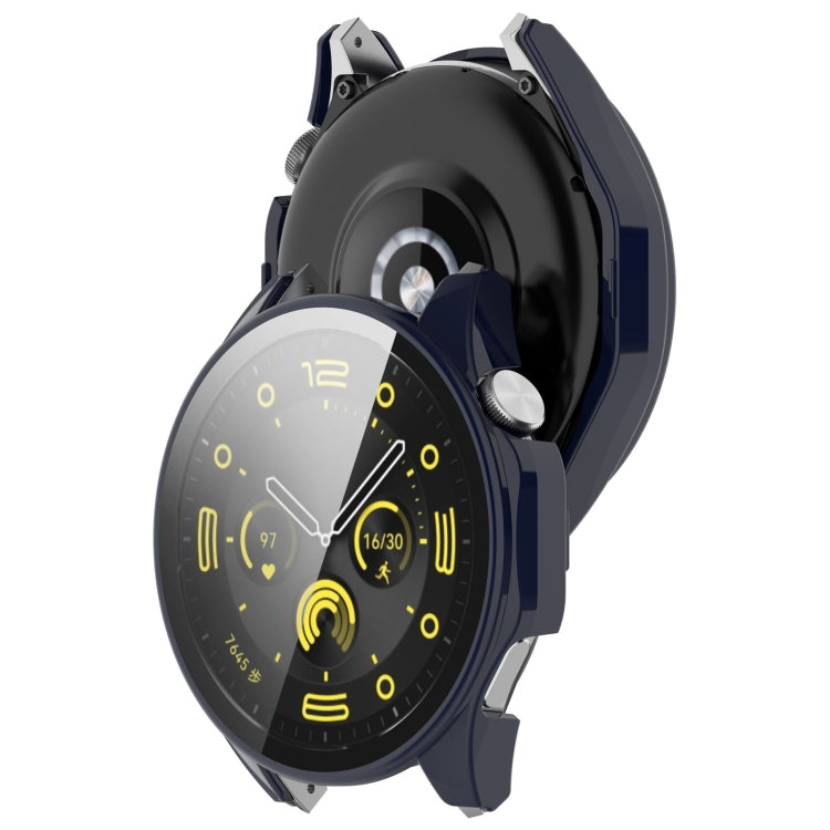 For Honor Watch 4 Pro PC+Tempered Glass Integrated Smart Watch Case(Blue) - free shipping - PMC TechLife - Order now!