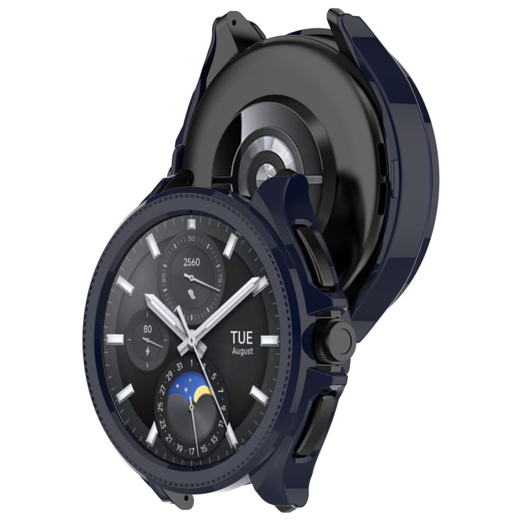 For Xiaomi Watch 2 Pro PC + Tempered Glass Integrated Smart Watch Case(Blue) - Watch Cases by PMC TechLife | Online Shopping South Africa | PMC TechLife
