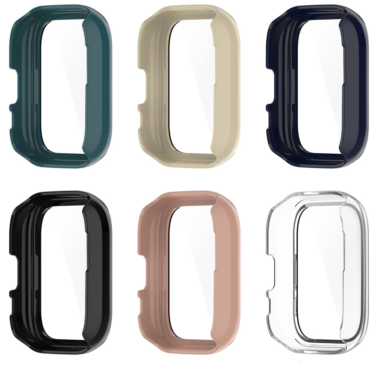 For Amazfit Aactive PC Integrated Tempered Glass Watch Case(Black) - free shipping - PMC TechLife - Order now!